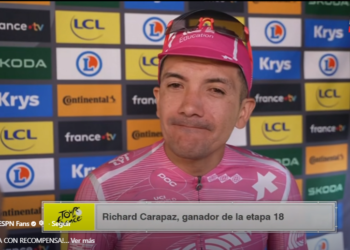 Richard Carapaz conquista etapa 18 del Tour Francia 2026