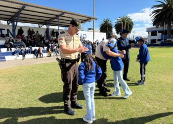 Policía Nacional inauguró el curso vacacional «Aventuras con Paquito» en el Distrito Latacunga