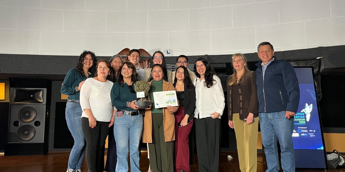 Riobamba obtiene el primer lugar del Premio Hábitat Ecuador 2026 con el proyecto de mejoramiento integral de Loma de Quito