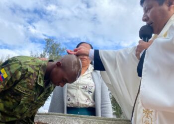 Brigada de Caballería Blindada fortalece los valores espirituales de sus conscriptos con ceremonia de bautismo.