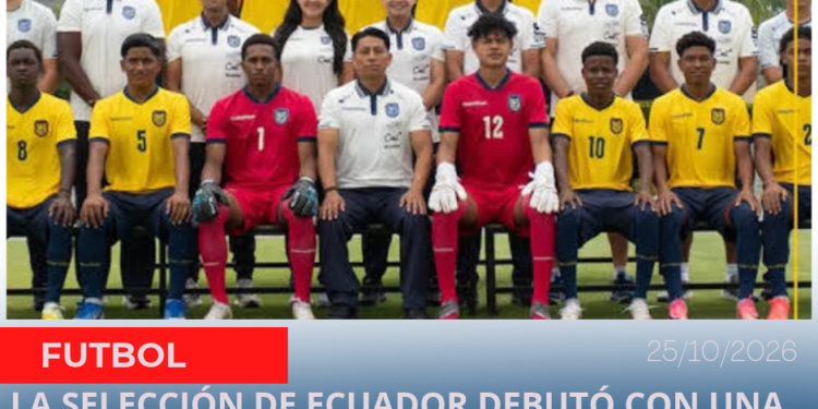 La selección de Ecuador debutó con una victoria por 1-0 ante Cabo Verde en la Copa Mundial y Festival Sub-15 de la FIFA