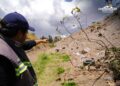 Limpieza preventiva busca disminuir amenazas por lluvias en la quebrada de Cunduana